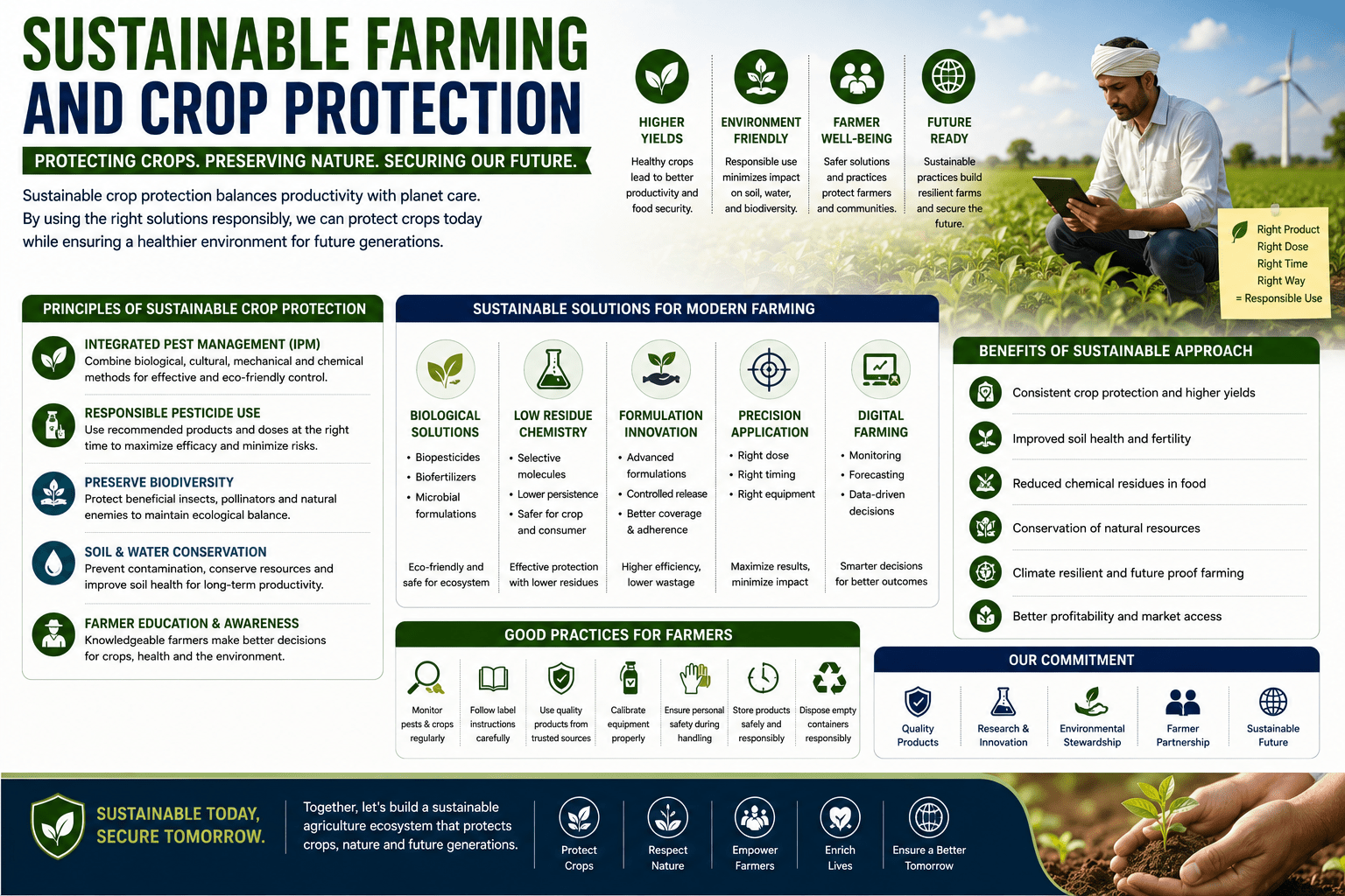 Sustainable Farming Crop Protection IPM Agrochemical India Ratnakar